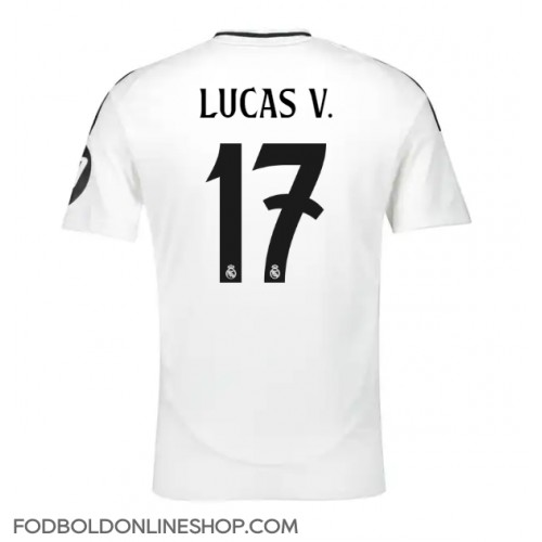 Real Madrid Lucas Vazquez #17 Hjemmebanetrøje 2024-25 Kortærmet